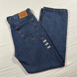 Levis 565 Jeans Men's 36x36 Loose Straight Denim Pants Modern Classic New
